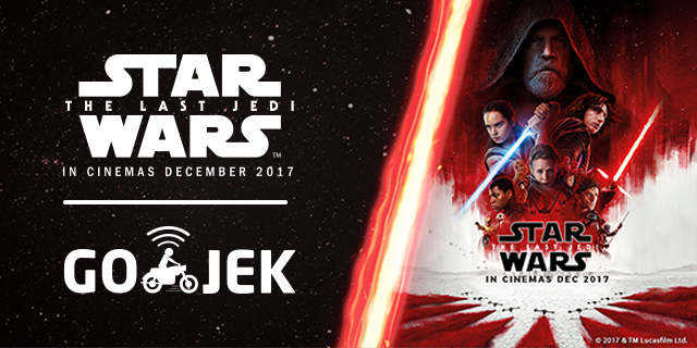 Jadi yang Pertama Mendapatkan Semua yang Terbaru dari Star Wars di GO-JEK