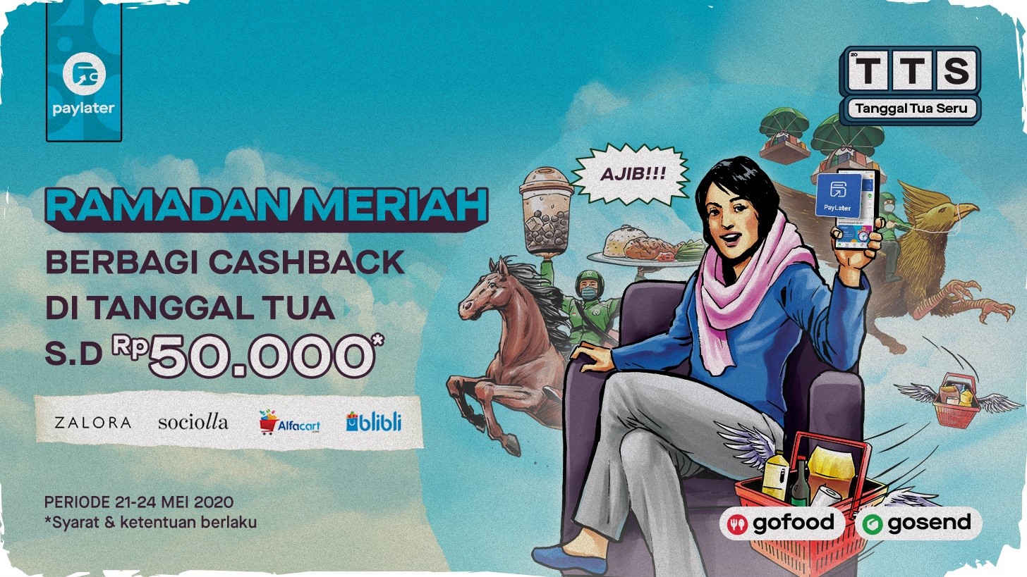 Meriahkan Tanggal Tua dengan PayLater, Cashback hingga Rp50.000!