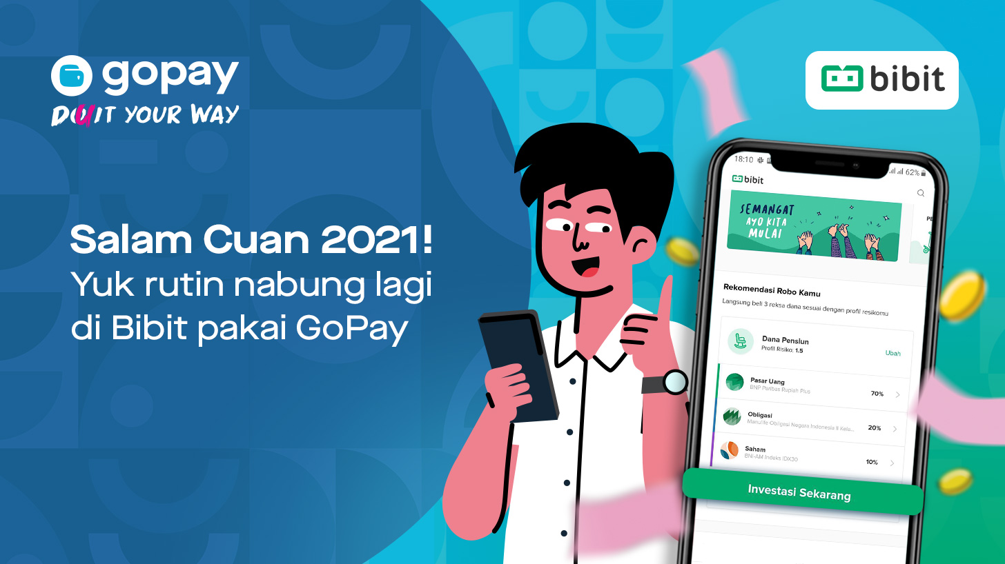 Sambut Cuan di 2021 dengan Nabung Rutin di Bibit