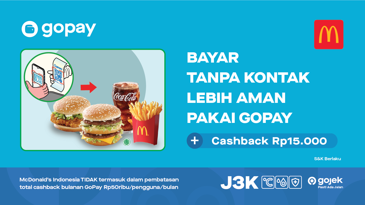 Promo McDonald's & McDelivery: Cashback hingga Rp30.000