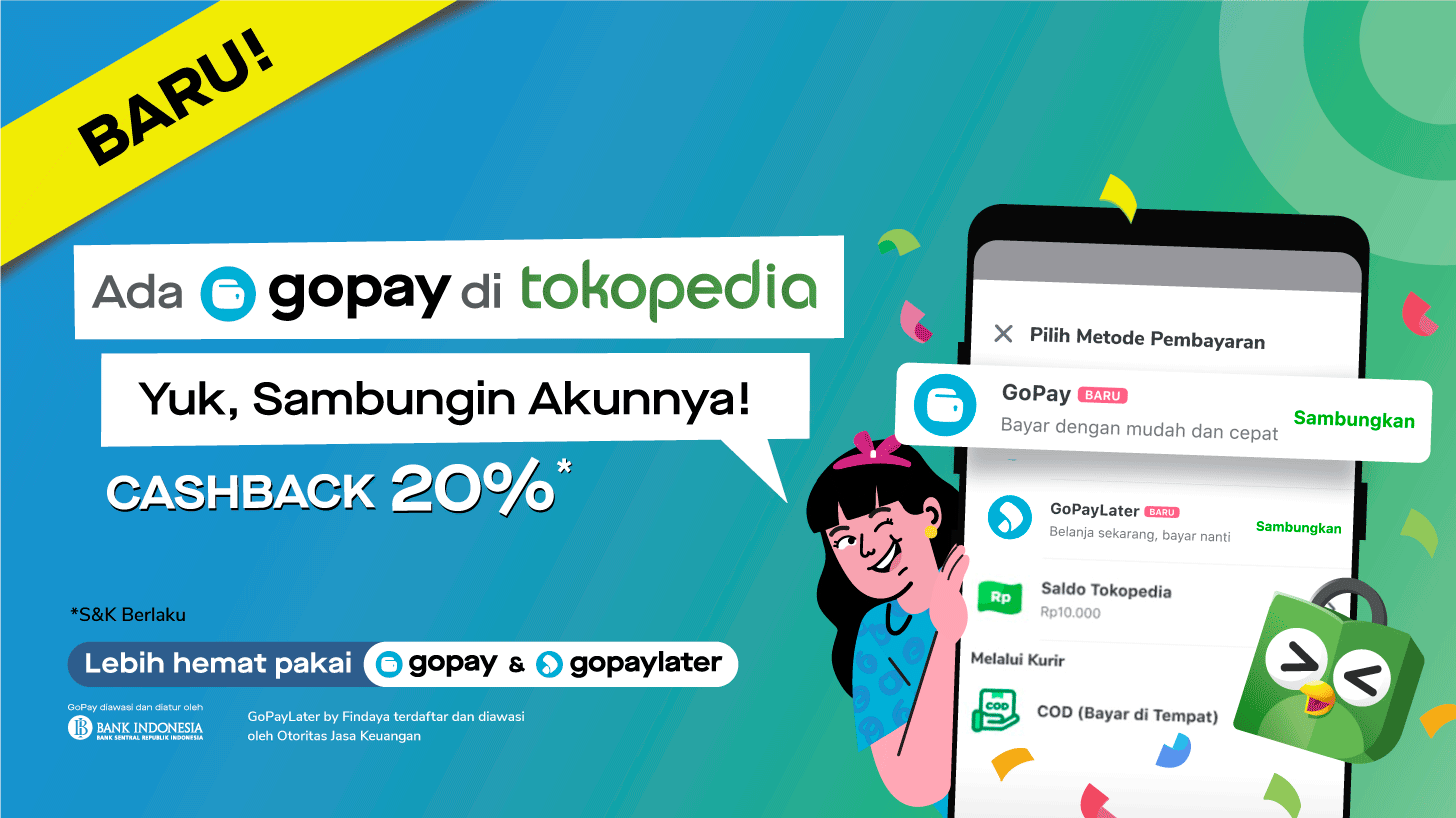 Aktifkan & Sambungkan GoPay & GoPayLater di Tokopedia