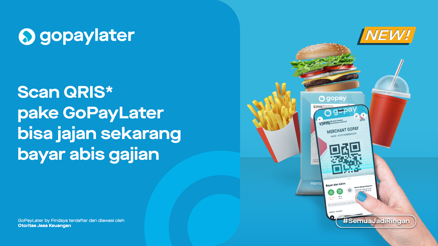Scan QRIS GoPay Pake GoPayLater Sudah Tersedia Kembali!