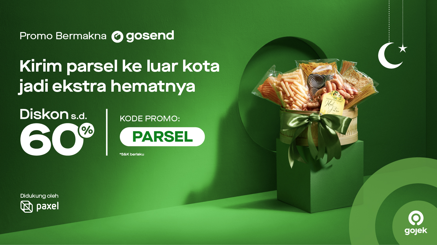Diskon s.d 60% Dari GoSend Buat Kirim Barang Ke Luar Kota
