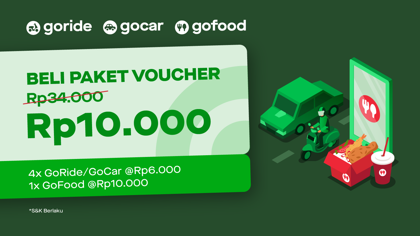 Beli Paket Voucher buat Jajan & Jalan Lebih Hemat!