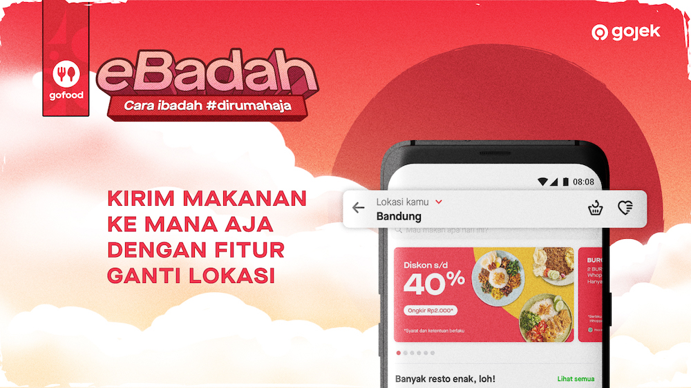 Pesan GoFood Beda Kota Solusi Lancar eBadah di Rumah