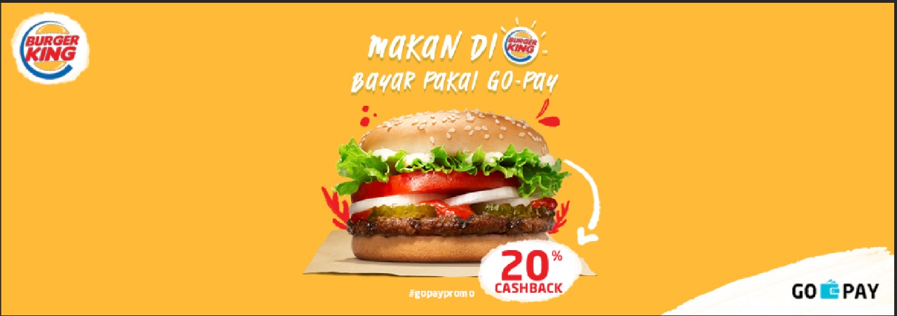 Promo Burger King Februari 2019: Cashback 20%