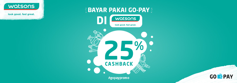 Promo Watsons Desember 2018: Cashback 25%