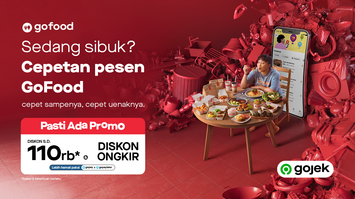 Pesan Makan di GoFood Cepet Sampenya, Cepet Uenaknya