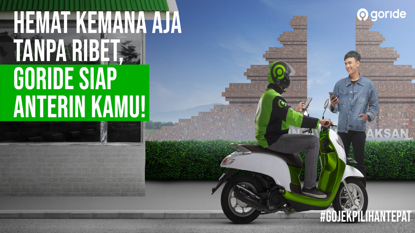 Khusus pengguna baru GoRide, dapetin total diskon s.d Rp130 ribu!
