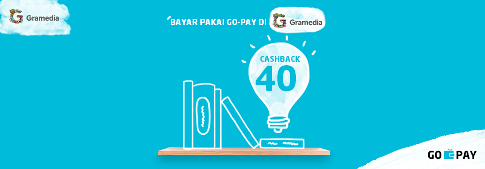 Promo Gramedia 2018: Cashback 40% Setiap Hari!