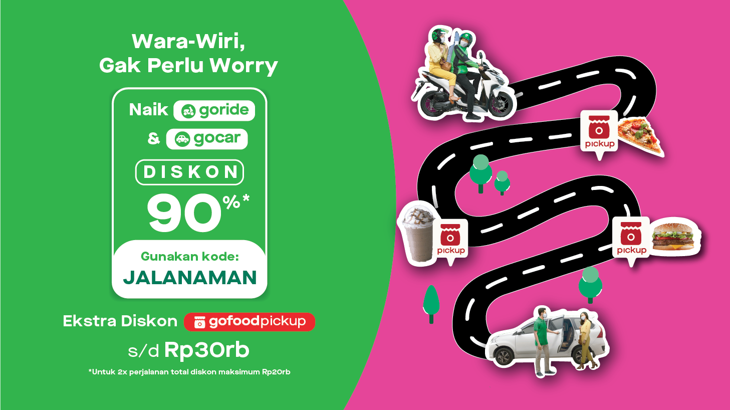 Terpaksa Harus Pergi? Wara-wiri Ga Perlu Worry Bersama Gojek!