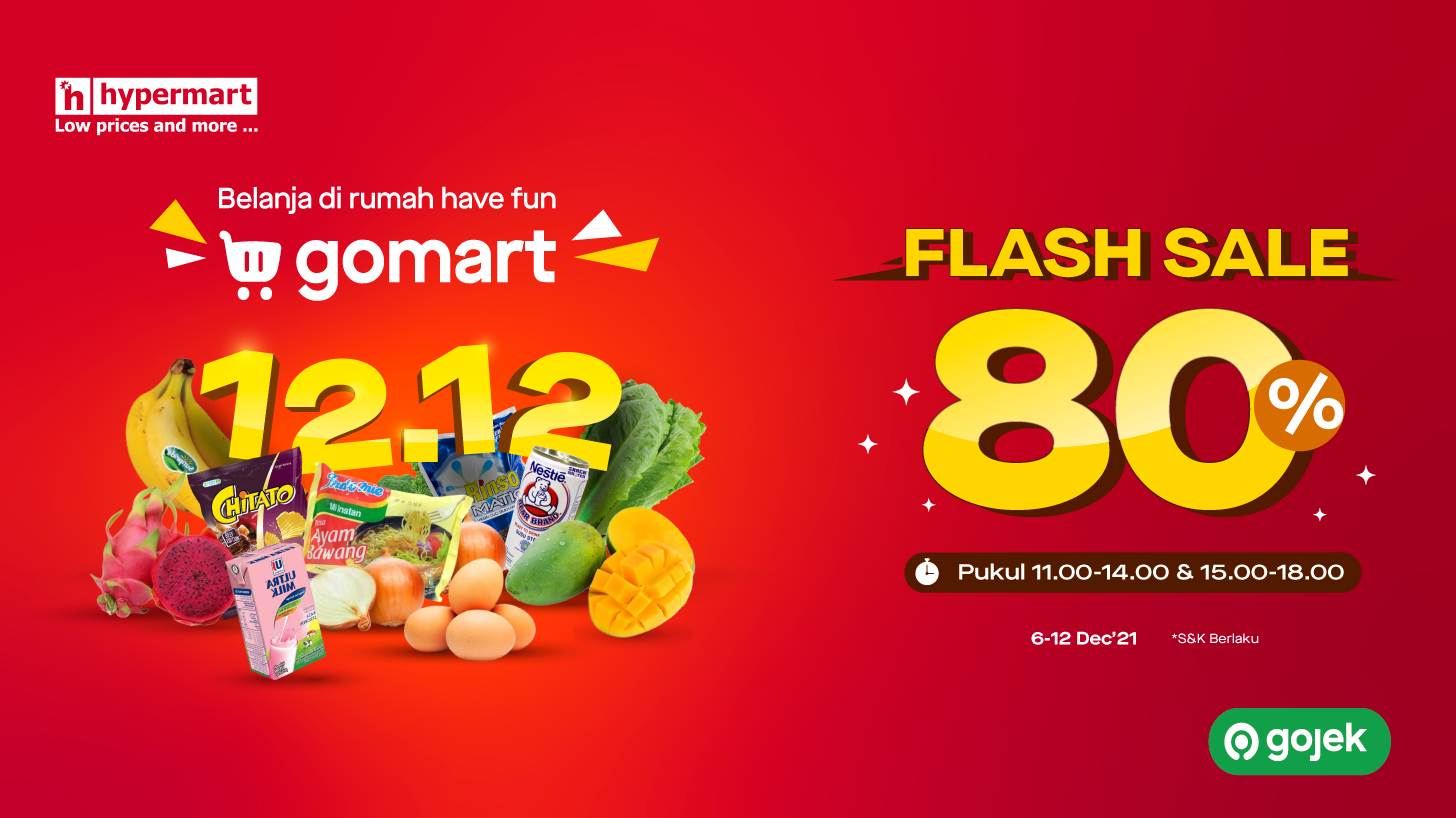 Promo Desember Hypermart: Flash Sale 80% & Banyak Lagi!