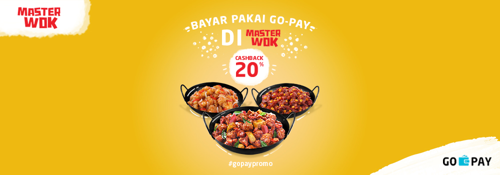 Promo Master Wok Februari 2019: Cashback 20%!