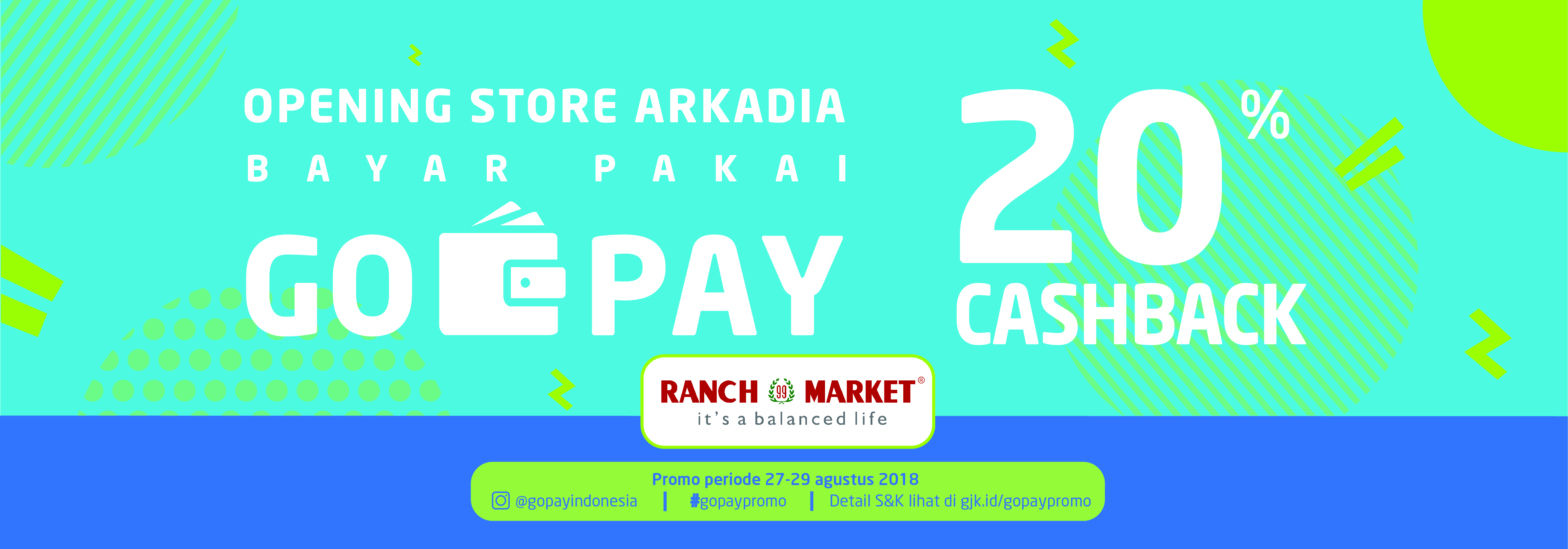 Promo Ranch Market 2018: Cashback 20%!