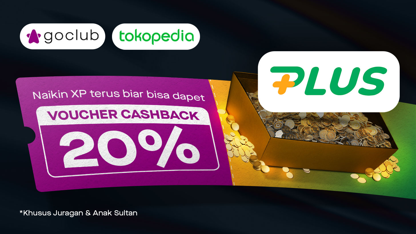 Kumpulin XP, dapet Harta Karun Diskon 20% untuk langganan PLUS by GoTo dari GoClub