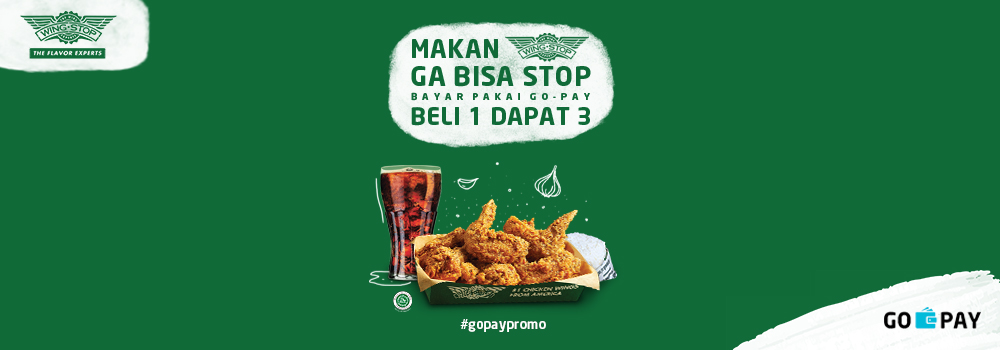 Promo Wingstop Desember 2018: Gratis Nasi dan Coke!