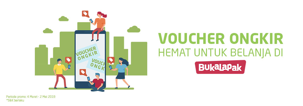 Promo Bukalapak Maret 2019: Gratis Ongkir Belanja!