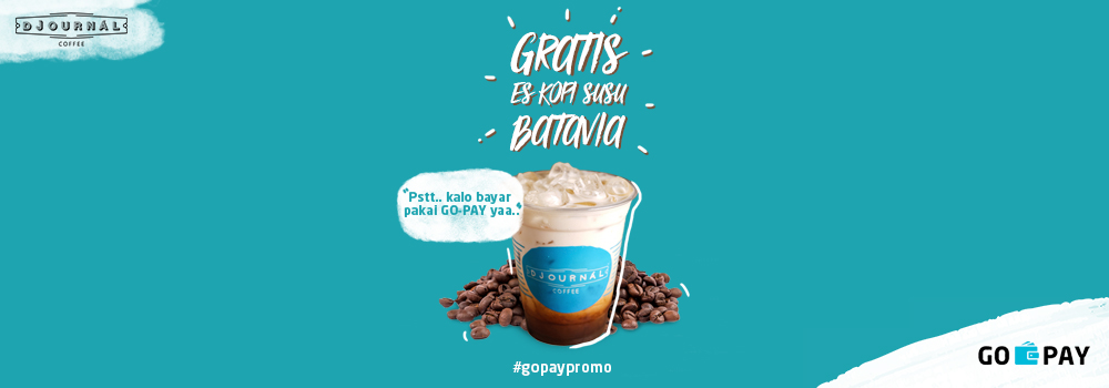 Promo Djournal Coffee Desember 2018: Gratis Hot/Ice Kopi Susu Batavia