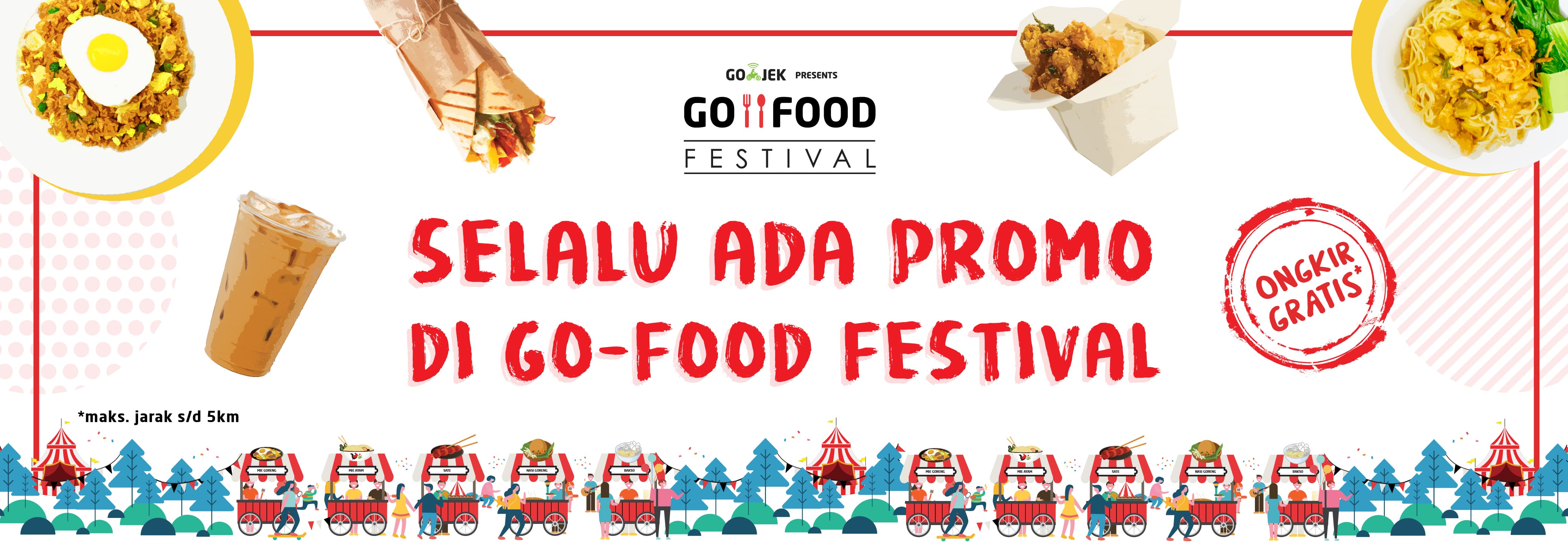 Promo GO-FOOD Festival Januari 2019: Cashback & Gratis Ongkir!