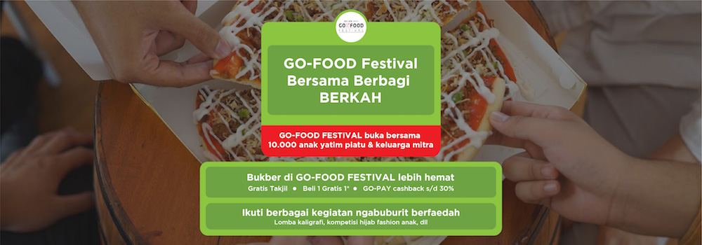 Promo GO-FOOD Festival Ramadhan 2019: Beli 1 Gratis 1