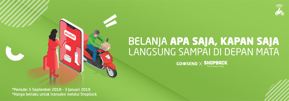 Promo GO-SEND Oktober 2018: Diskon Ongkir Hingga 15Ribu