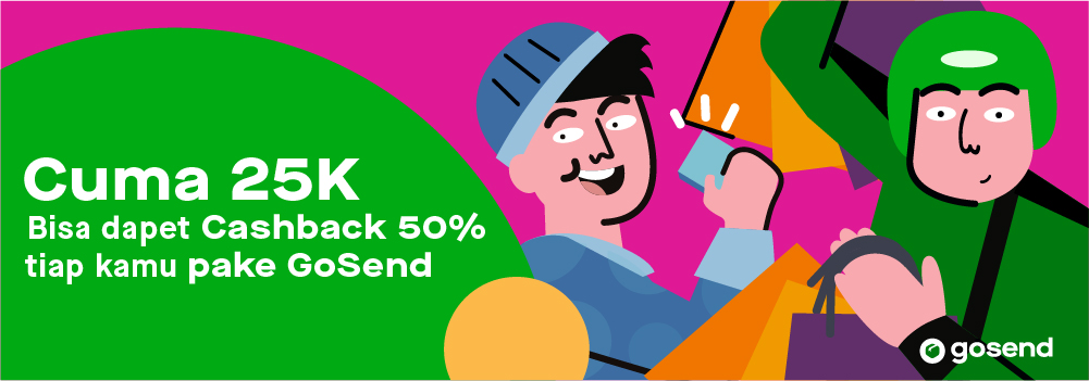 Promo GoSend September 2019: Cashback GoPay 50% di E-commerce Favoritmu!