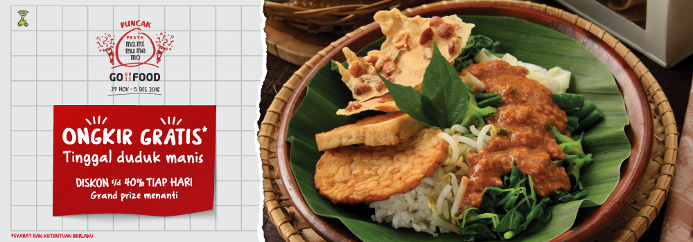 Promo Ongkir GO-FOOD di Jabodetabek, Bandung, Palembang, Surabaya, Jogja, Batam, Tasikmalaya, Cirebon dan Makassar