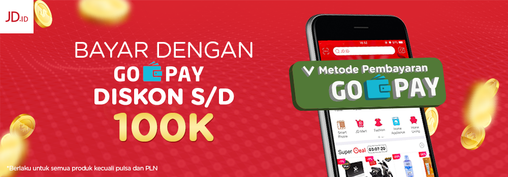 Promo JD.ID: Bayar Pakai GO-PAY Diskon Hingga 20%