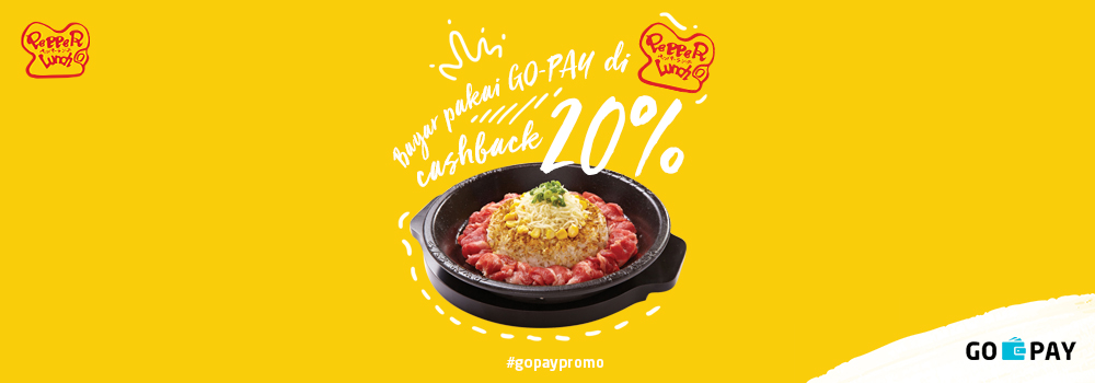 Promo Pepper Lunch Desember 2018: Cashback 20%!