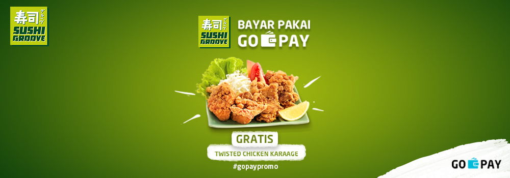 Promo Sushigroove Desember 2018: Gratis Twisted Chicken Karaage