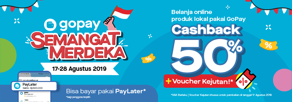 Promo Belanja Online Agustus 2019: Voucher Cashback, Cashback, dan Diskon