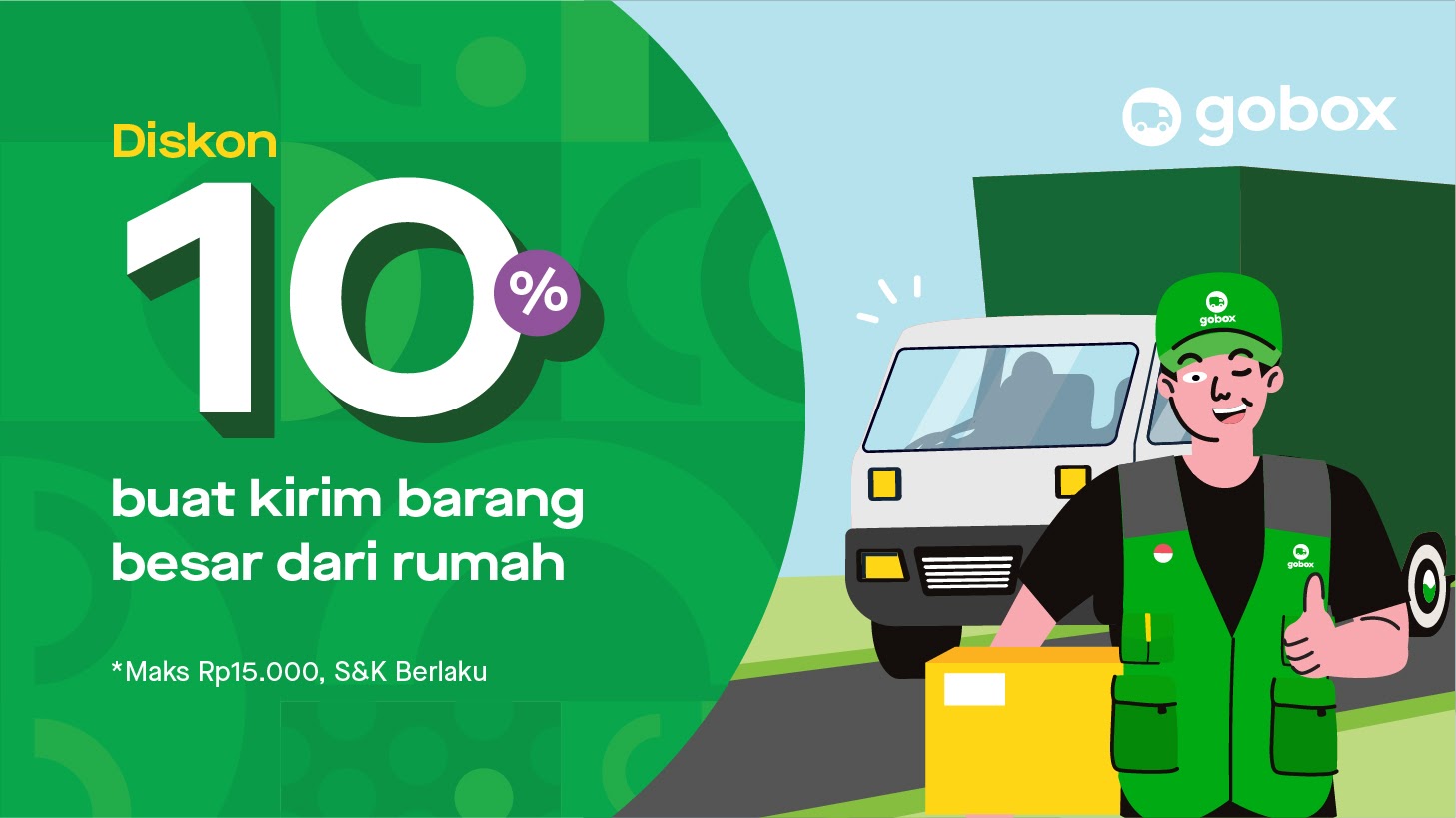 Promo GoBox Mei 2020: Kirim Barang Besar dari Rumah Lebih Murah!