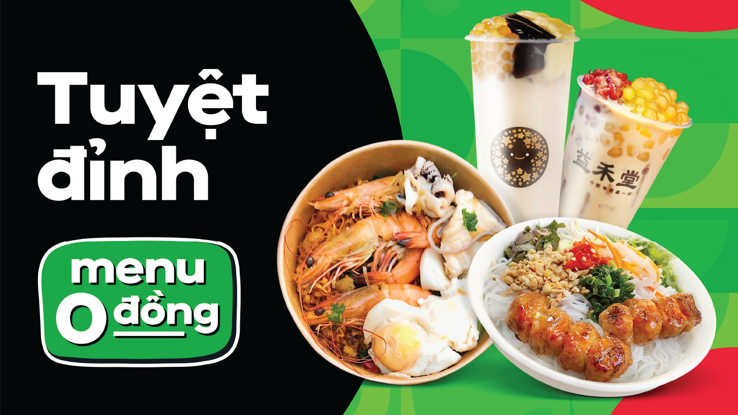 Khuấy động tháng 05 cùng Tuyệt đỉnh menu 0đ