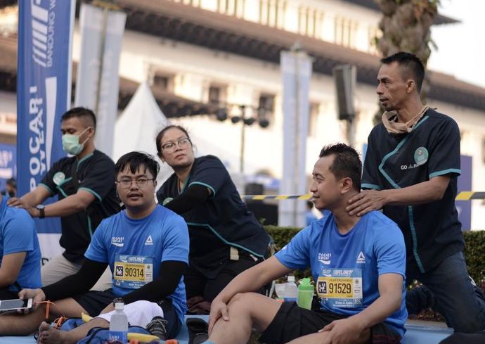 Keren! Ratusan Mitra GoClean & GoMassage Berartisipasi di Pocari Sweat Run Bandung 2019