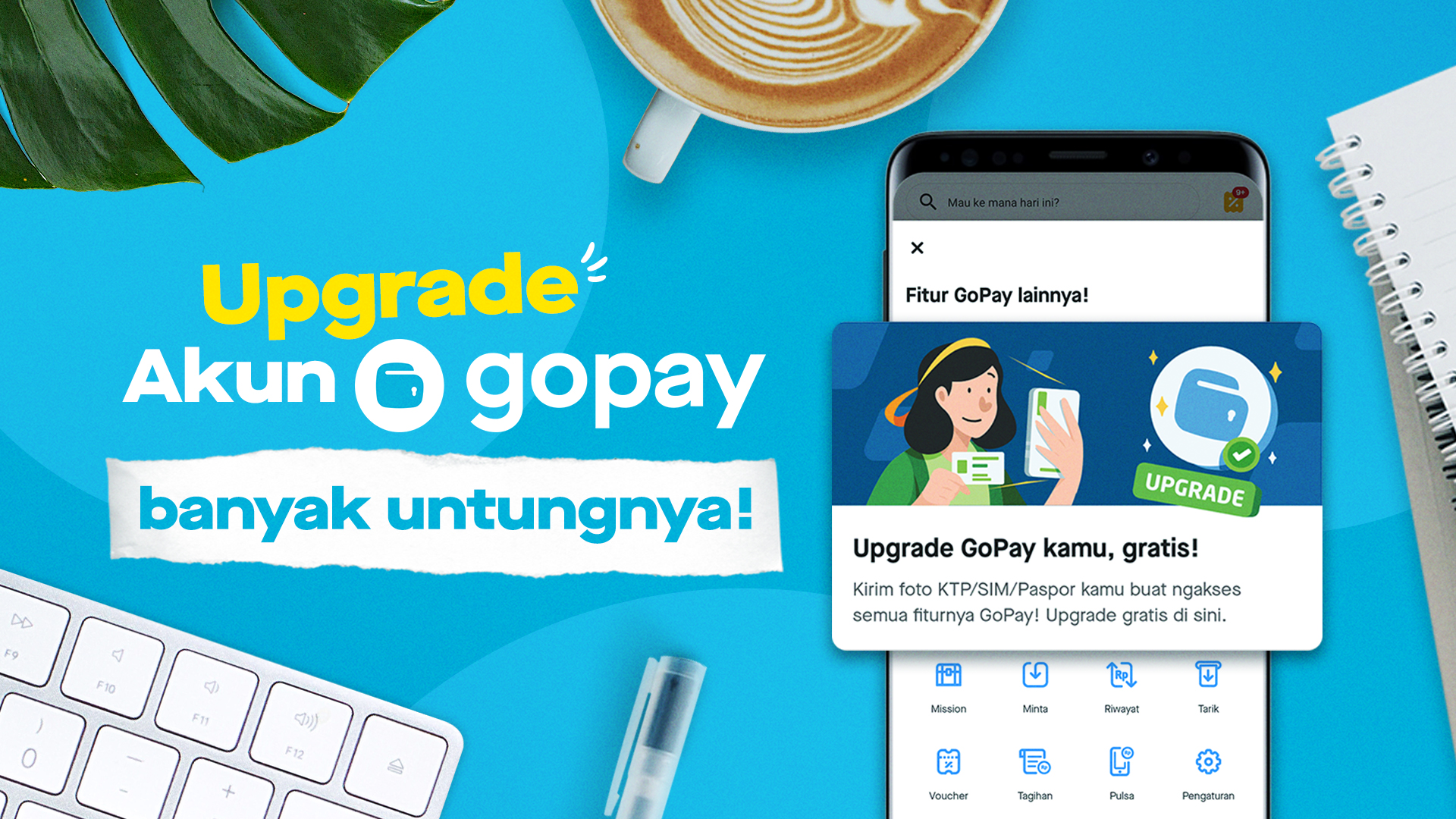 Cara Mudah Upgrade Akun GoPay