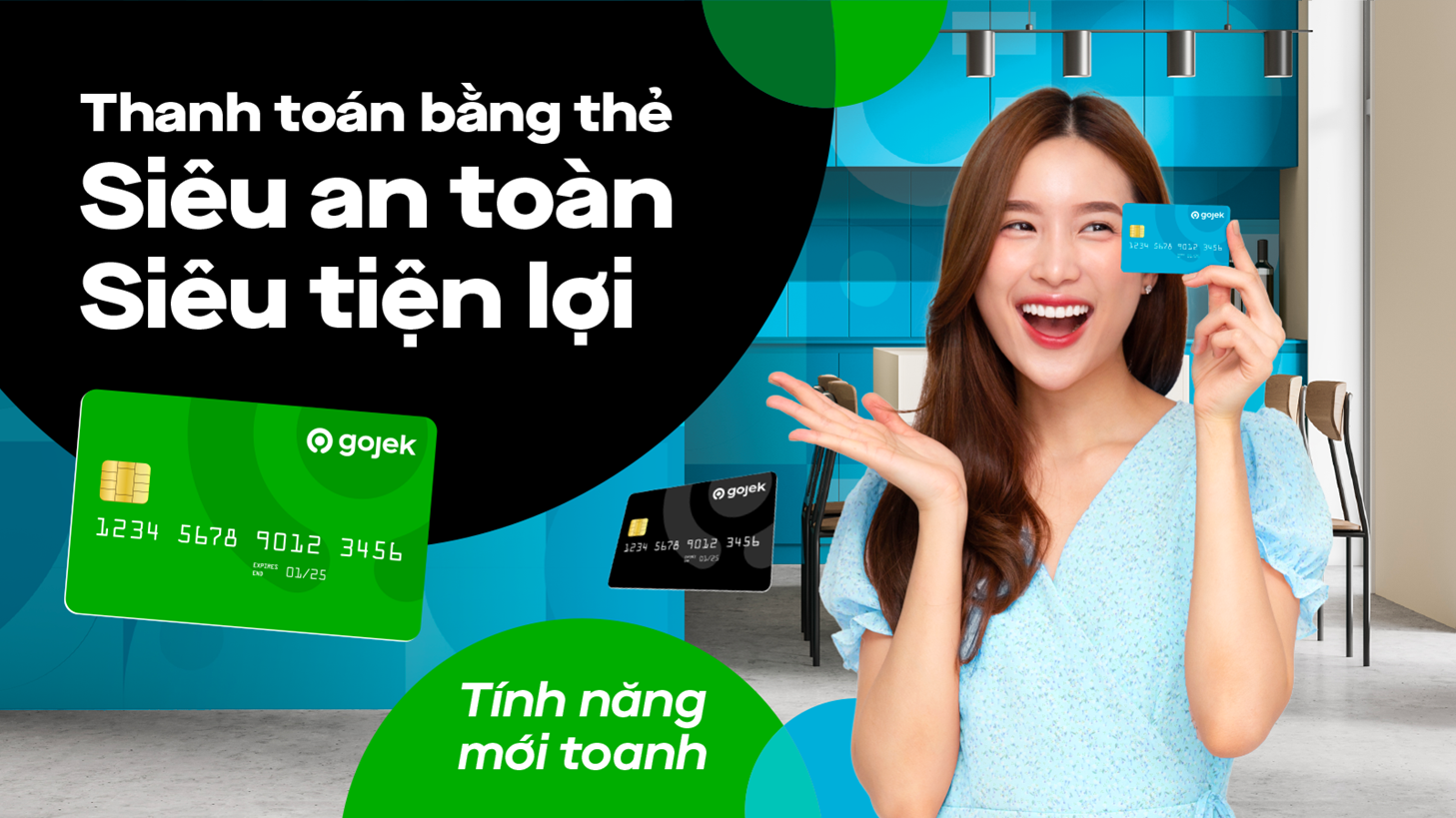 Gojek chào sân tính năng Thanh toán bằng thẻ quốc tế!