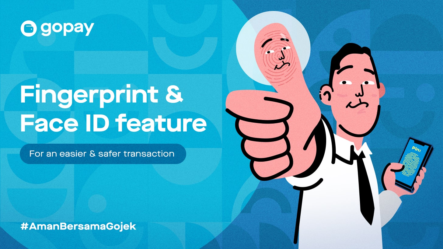 Your GoPay Transactions is Safer with the Touch ID / Fingerprint ID Feature