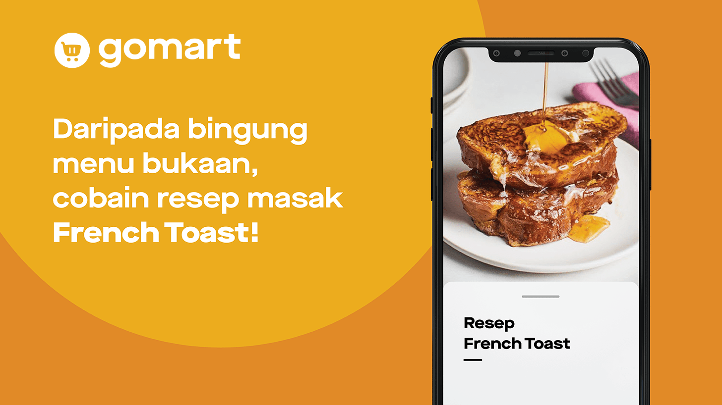 Inspirasi Menu Masakan Bulan Puasa : French Toast