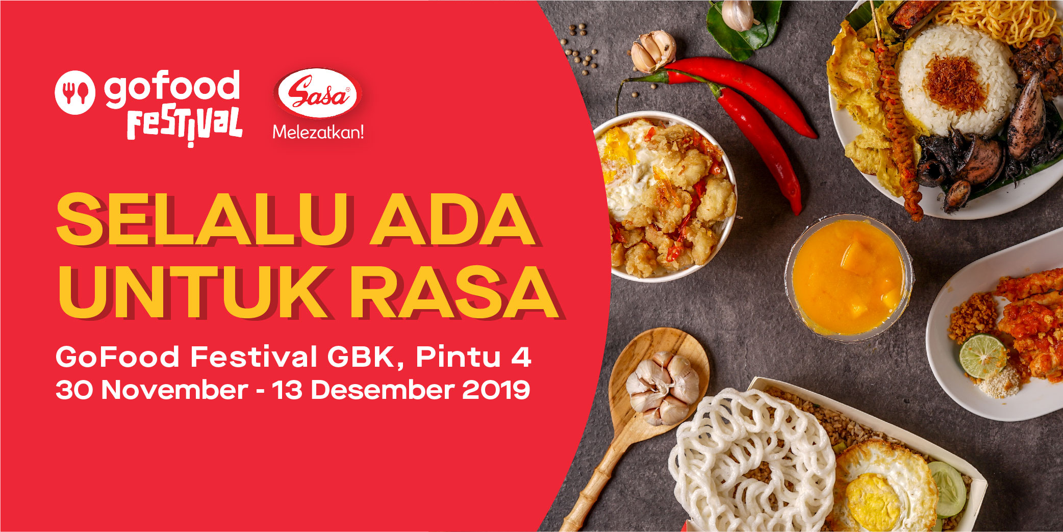 Rayakan Rasa Nusantara Bareng SASA di GoFood Festival GBK
