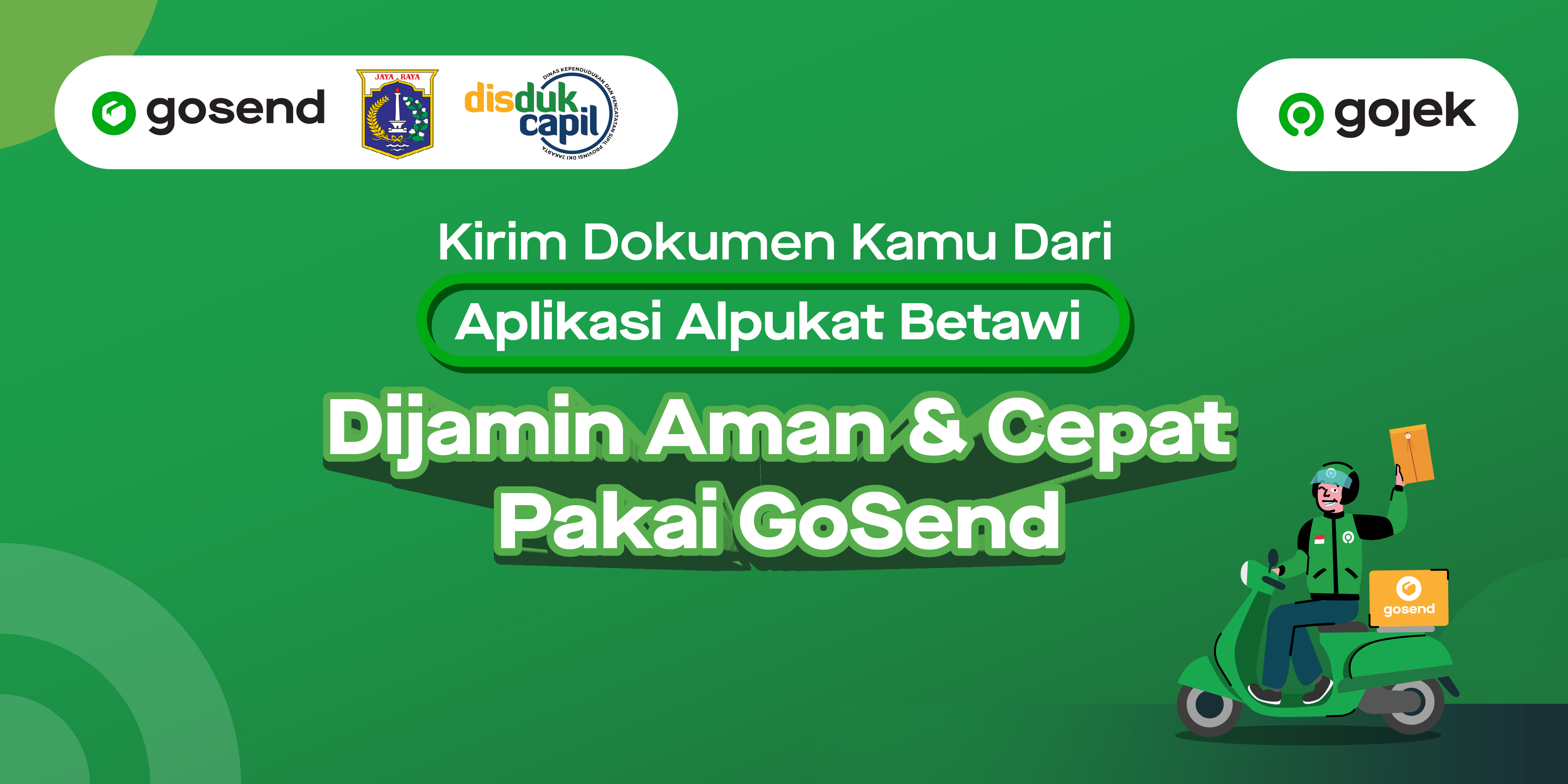 Bikin KTP-el dan KIA di Alpukat Betawi, Setelah Jadi Kini Bisa Kirim Mudah Pakai GoSend