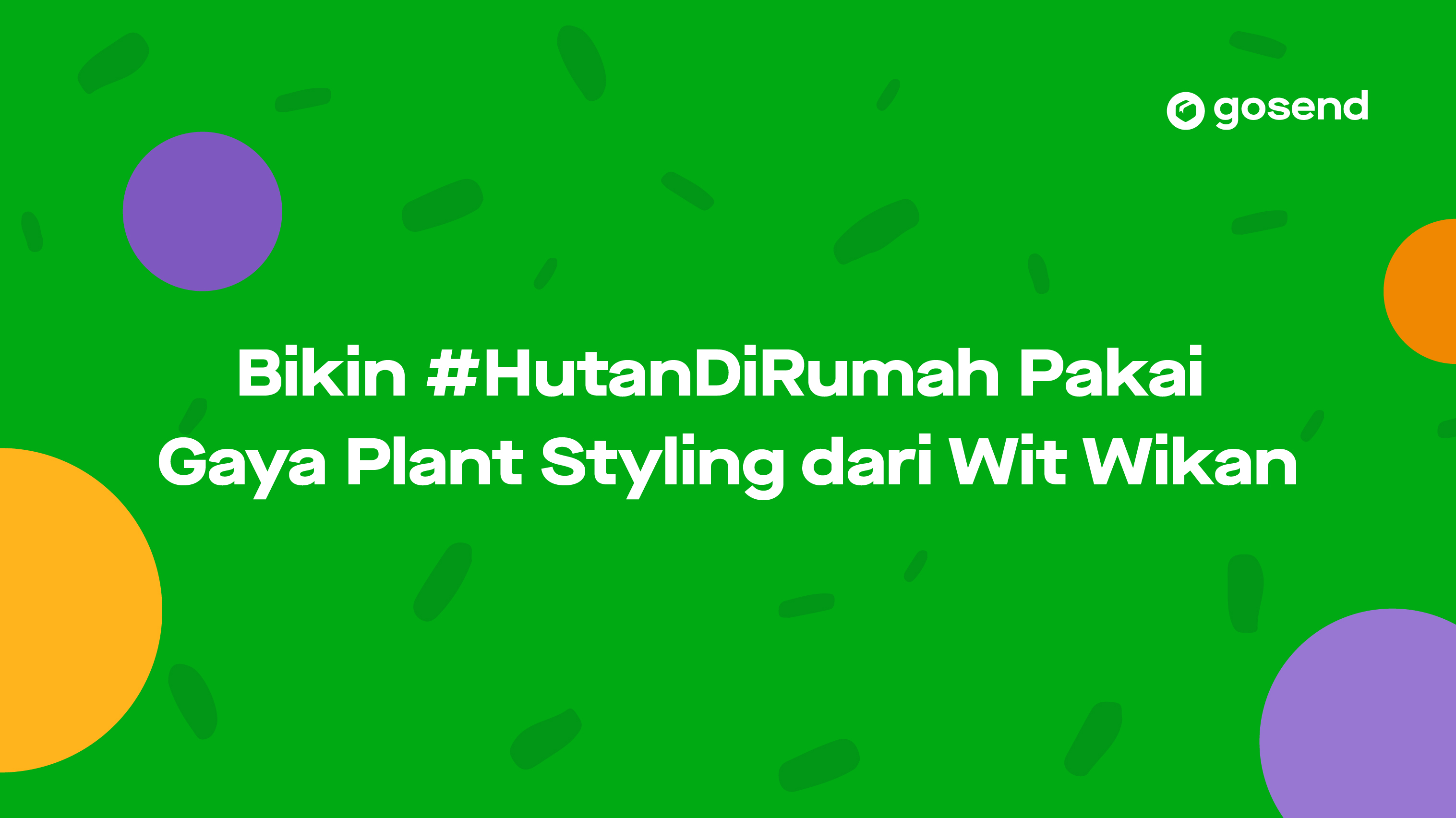 Bikin #HutanDiRumah Pakai Gaya Plant Styling dari Wit Wikan