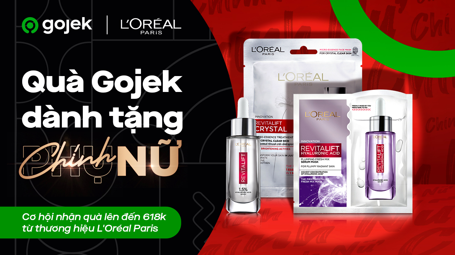 Quà bất ngờ từ Gojek dành tặng chính nữ
