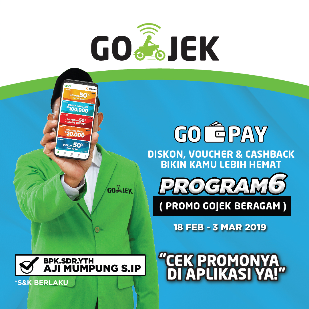 Program GoPay: Diskon 75% & Cashback 40%!