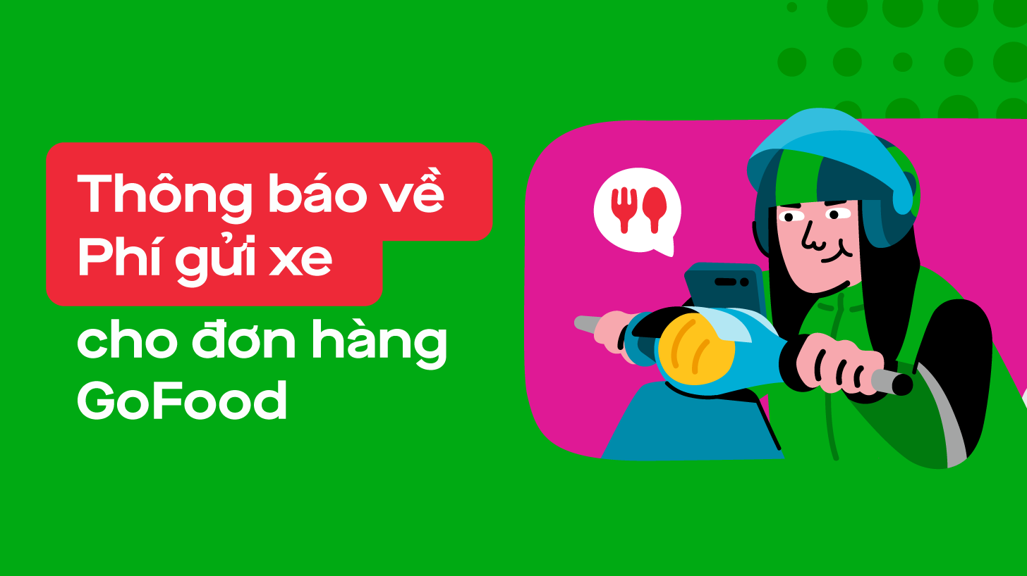 Thông báo về Phí gửi xe (Parking fee) hiển thị trên ứng dụng đối với khách hàng