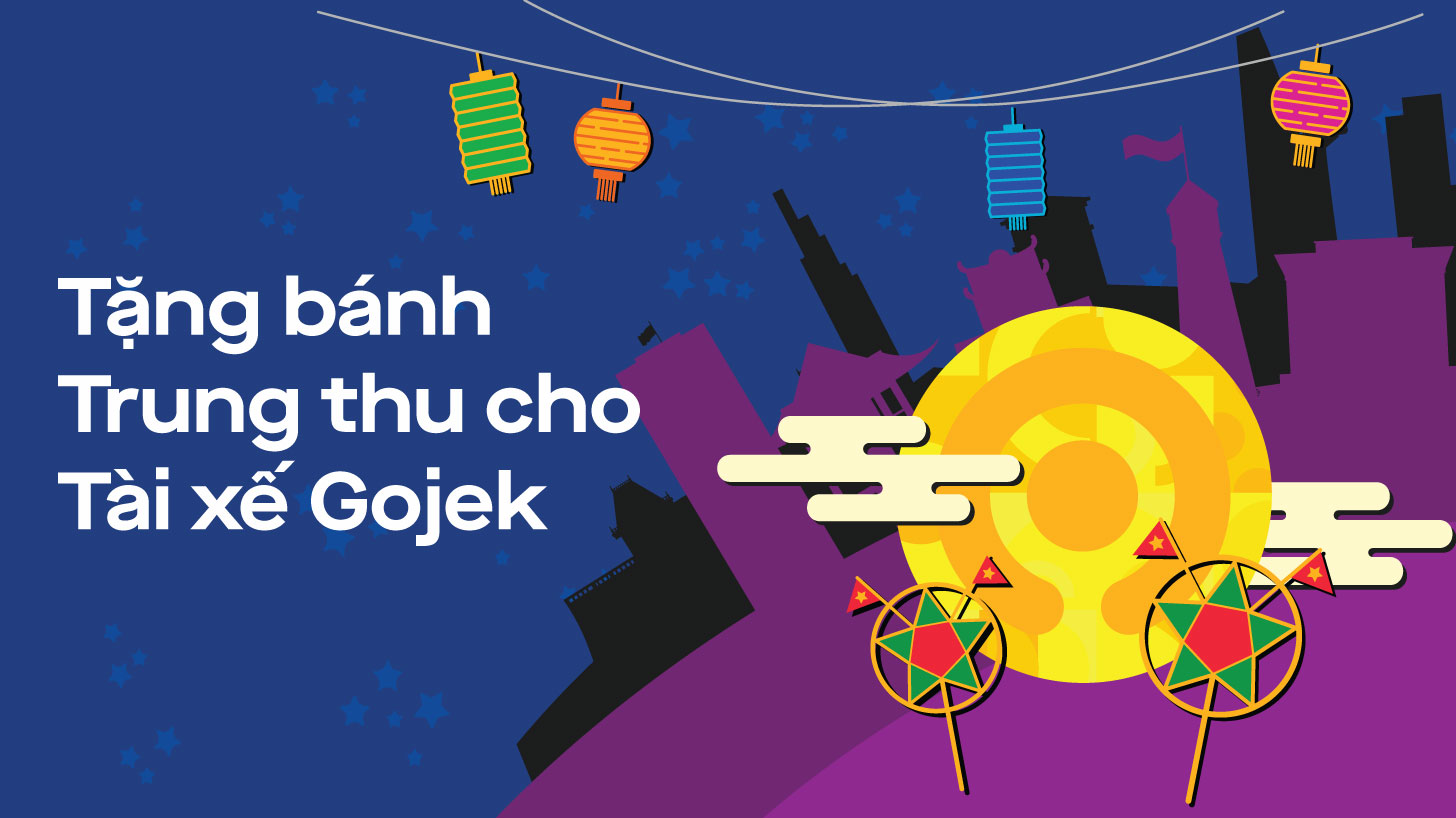 Tặng bánh Trung thu cho Đối tác Tài xế Gojek