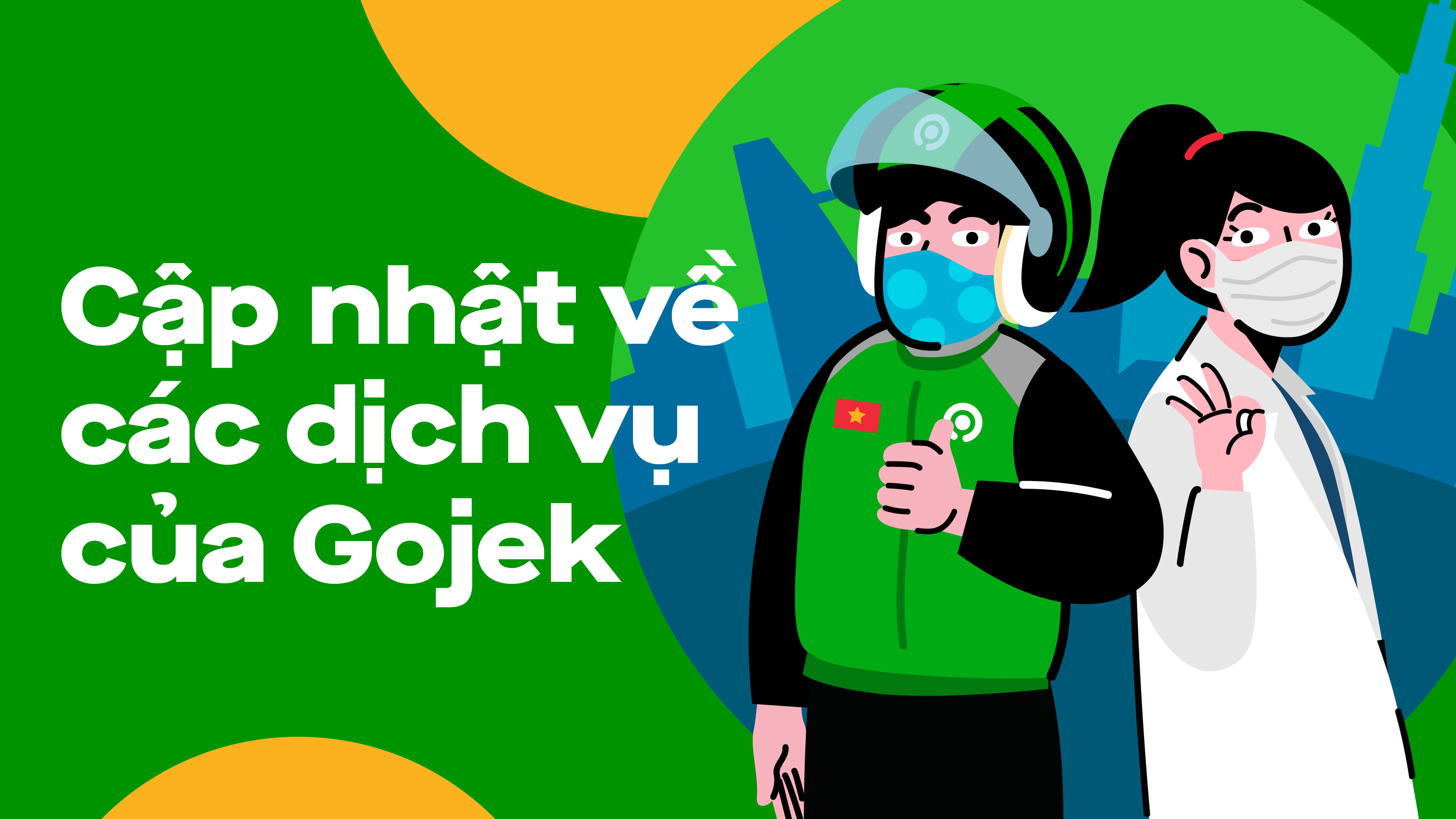 Thông báo cập nhật về các dịch vụ của Gojek tại TP.HCM