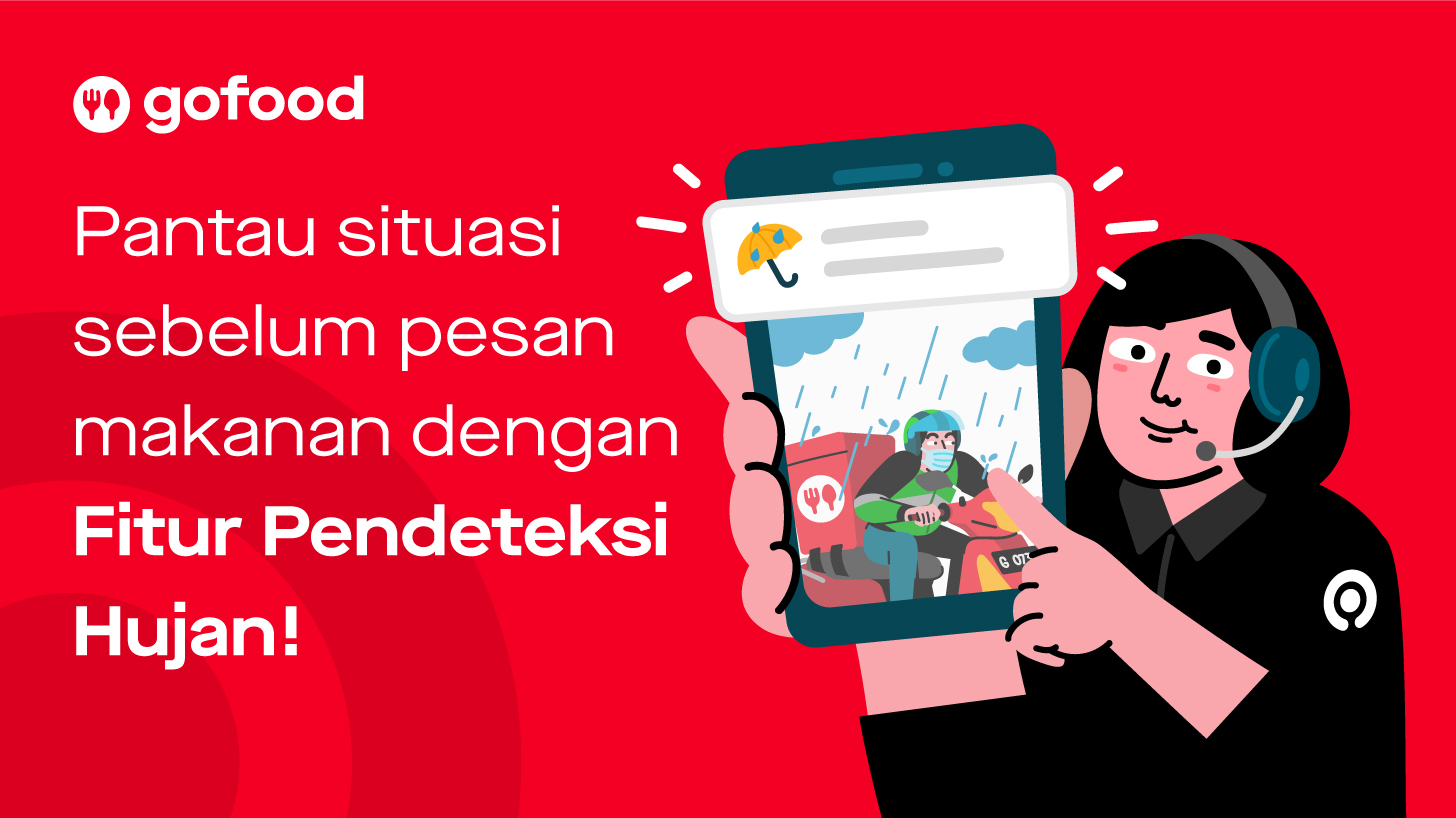 Fitur Pendeteksi Hujan hadir di GoFood