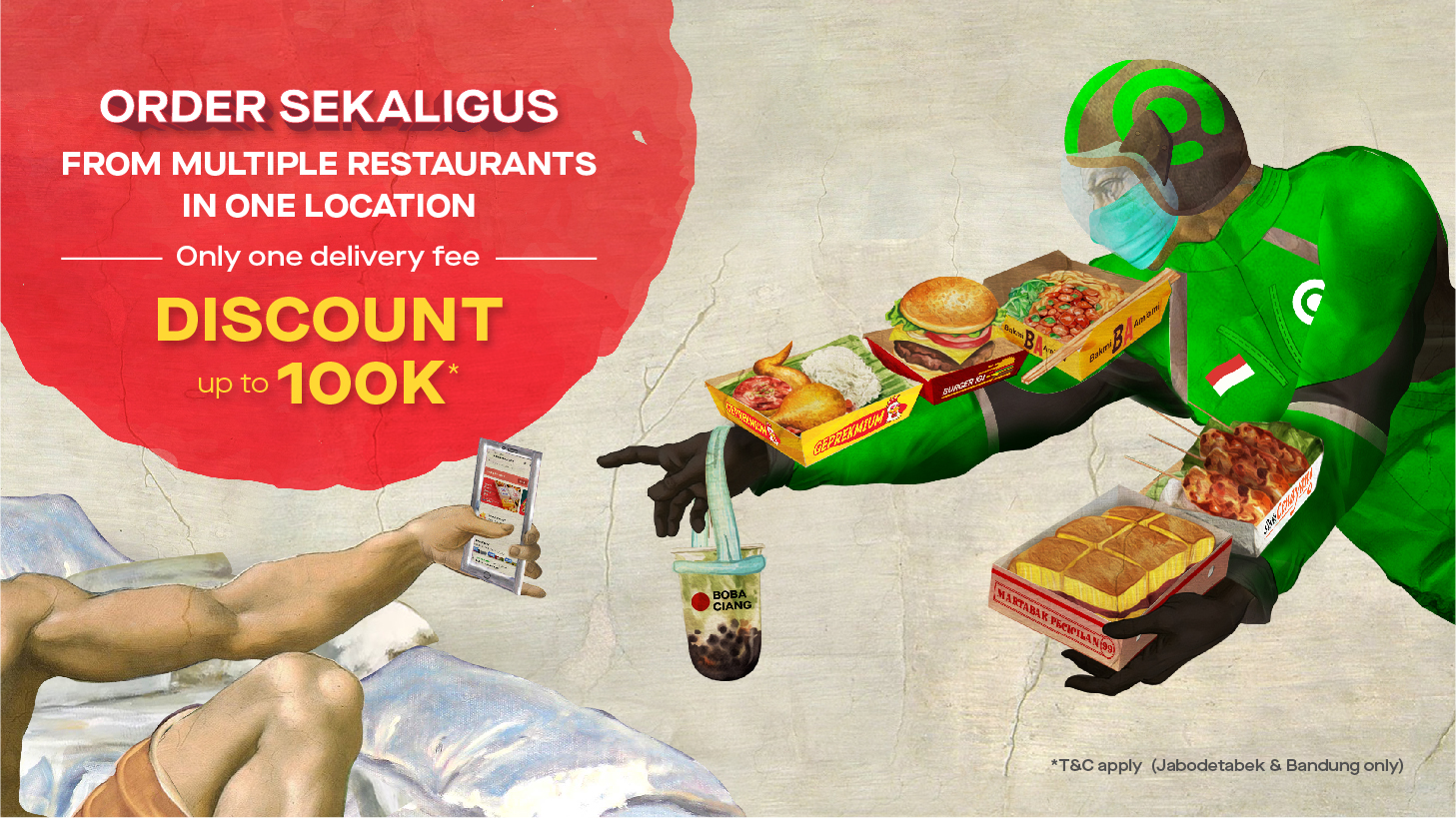 ‘Order Sekaligus’ - Order Food from Multiple Restaurants in One Location, and Pay just One Delivery Fee!