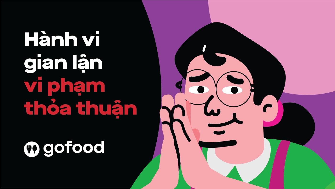 Lưu ý về hành vi gian lận vi phạm Thoả thuận Nhà hàng.
