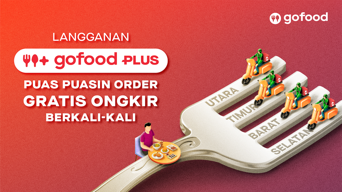 Gratis Ongkir berkali-kali dengan GoFood PLUS